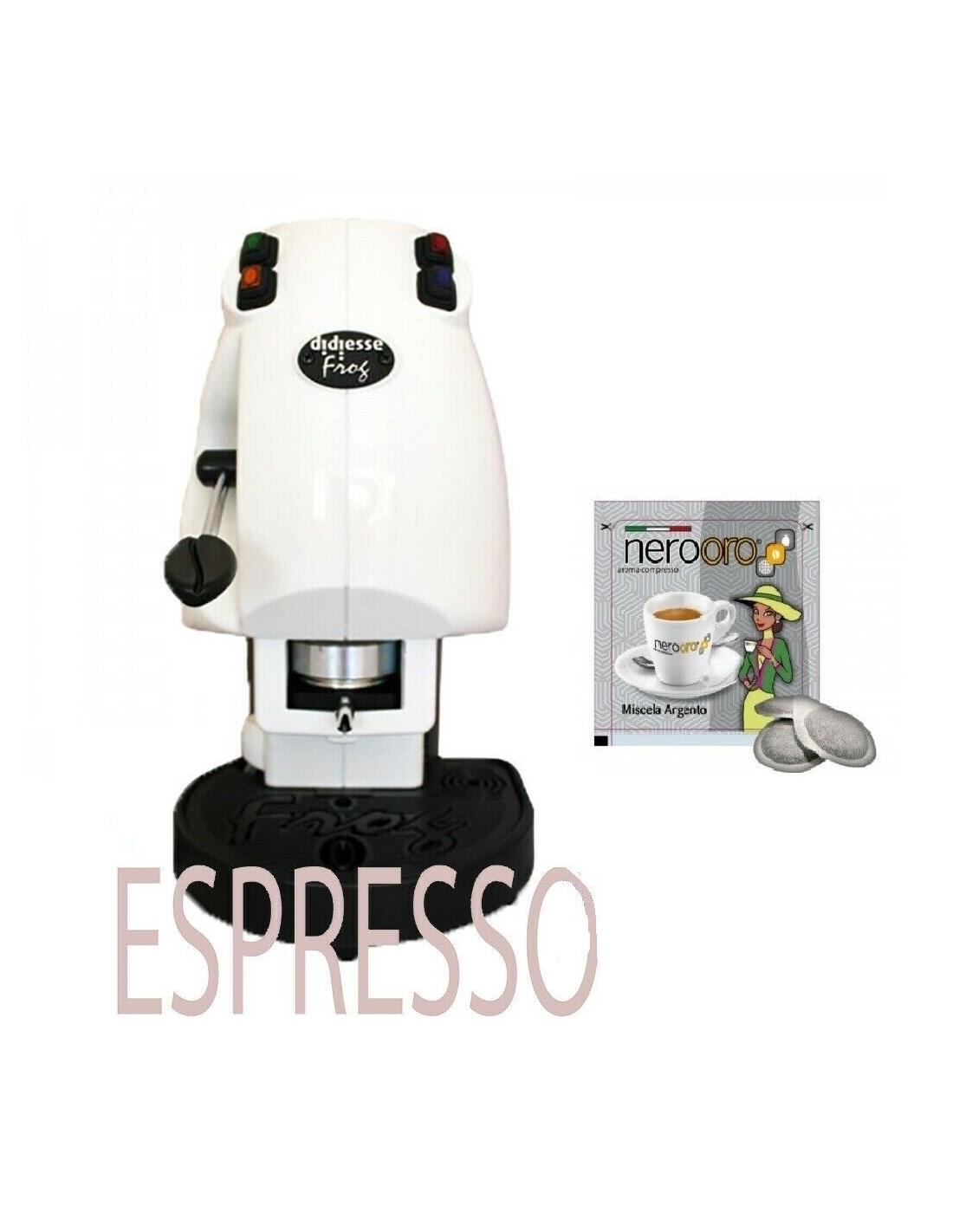 DIDIESSE Didi - Macchina Caffè Espresso Manuale Sistema di ricarica Cialde  colore Bianco Lucido