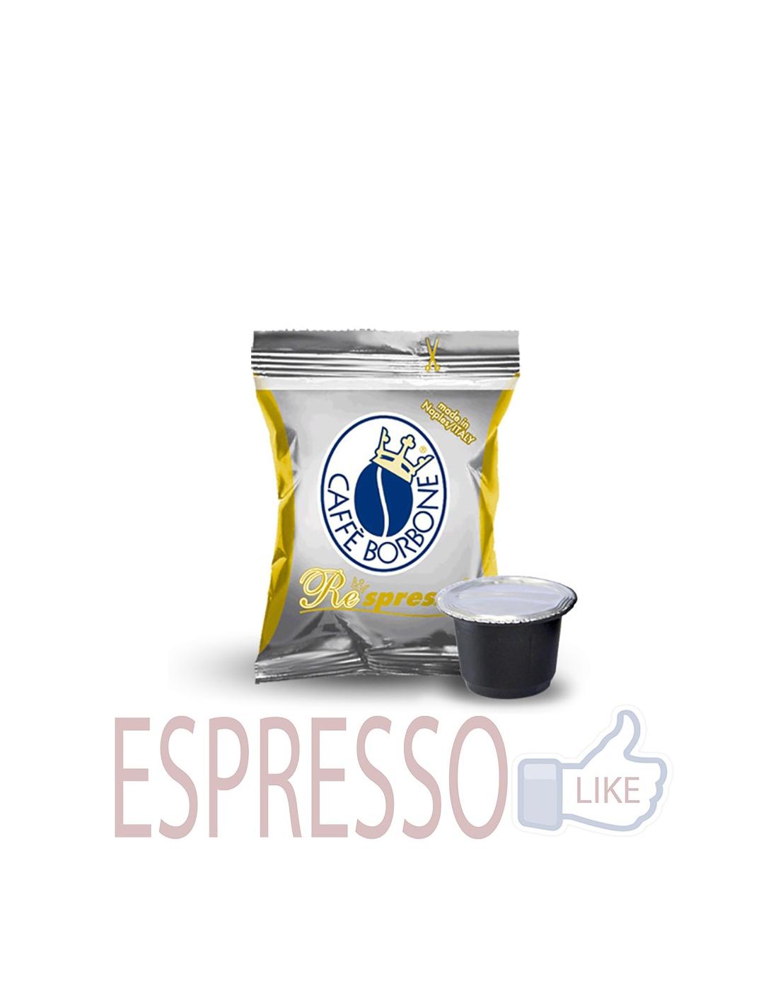Capsule Caffè Borbone Compatibili Nespresso* Respresso Miscela Oro Gratis